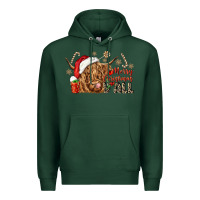 Sports Green merry christmas yall Premium Hoodie - CowGirlArtShop