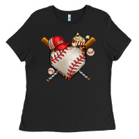 Black baseball Ladies Tee - AdoDesignShop