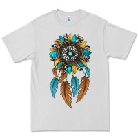 Dove Grey dreamer catcher sunflower Premium Tee - JahusDesignShop