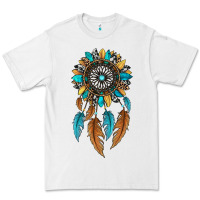 White dreamer catcher sunflower Premium Tee - JahusDesignShop