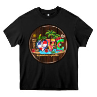 Black dominican republic coasters Heavy Core Tee - AdoDesignShop