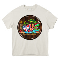 Cream dominican republic coasters Heavy Core Tee - AdoDesignShop