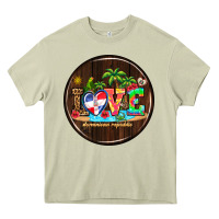 Mossy dominican republic coasters Heavy Core Tee - AdoDesignShop