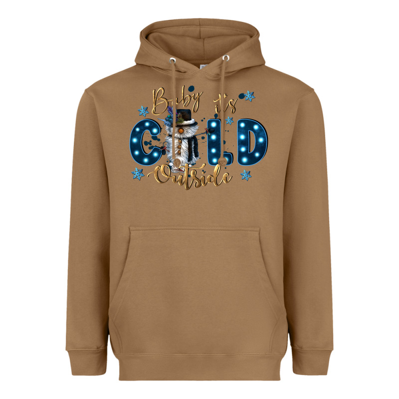 Baby Its Cold Outside Heavyweight Hoodie by CowGirlArtShop | Teevron