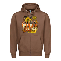 Chestnut Wild About Fall Zipper Hoodie - texasbilliewilder