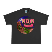 Pigment Black neon moon Urban Heavy Tee - NancyCooperArtShop