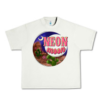 Pistachio neon moon Urban Heavy Tee - NancyCooperArtShop