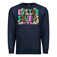 Navy Easter Saurus Nurse Easter Day Premium Sweatshirt - HowdyJamesFarm