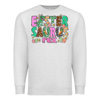 Oatmeal Heather Easter Saurus Nurse Easter Day Premium Sweatshirt - HowdyJamesFarm