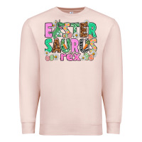 Pale Pink Easter Saurus Nurse Easter Day Premium Sweatshirt - HowdyJamesFarm