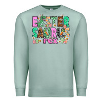 Seafoam Easter Saurus Nurse Easter Day Premium Sweatshirt - HowdyJamesFarm