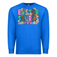 True Royal Easter Saurus Nurse Easter Day Premium Sweatshirt - HowdyJamesFarm
