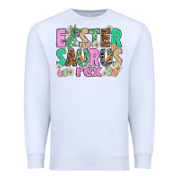 White Easter Saurus Nurse Easter Day Premium Sweatshirt - HowdyJamesFarm