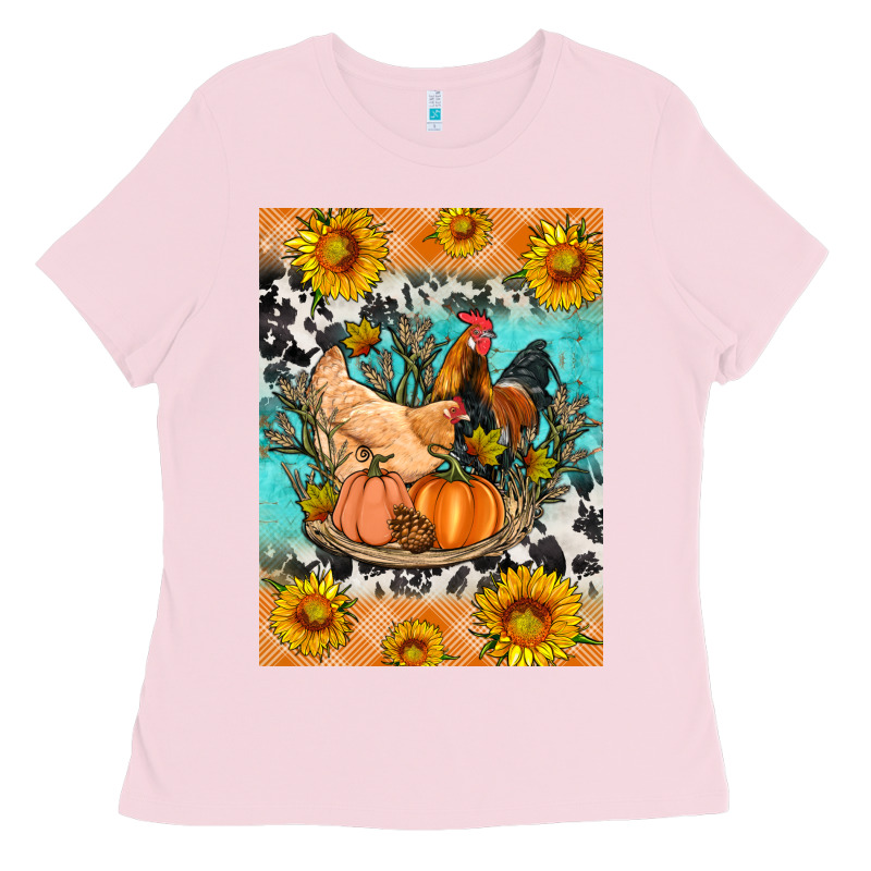 Fall Coop Animals Ladies Tee by Artiststas | Teevron