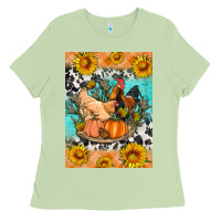 Matcha fall coop animals Ladies Tee - Artiststas