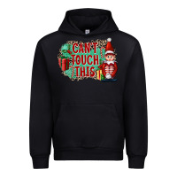 Black Christmas Can't Touch This Elf Urban Hoodie - FaDigitalArtStudio