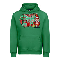 Emerald Christmas Can't Touch This Elf Urban Hoodie - FaDigitalArtStudio