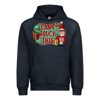 Navy Christmas Can't Touch This Elf Urban Hoodie - FaDigitalArtStudio