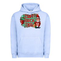 Pigment Grape Ice Christmas Can't Touch This Elf Urban Hoodie - FaDigitalArtStudio