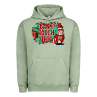 Pigment Oil Green Christmas Can't Touch This Elf Urban Hoodie - FaDigitalArtStudio