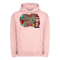 Pigment Salmon Christmas Can't Touch This Elf Urban Hoodie - FaDigitalArtStudio