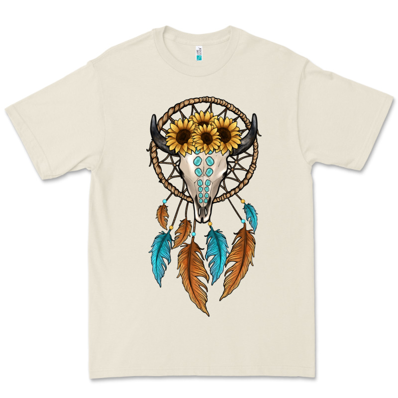 Dreamer Catcher Bull Skull Premium Tee by JahusDesignShop | Teevron