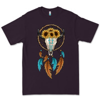 Plum dreamer catcher bull skull Premium Tee - JahusDesignShop