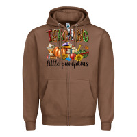 Chestnut Teaching Little Pumpkins Zipper Hoodie - texasbilliewilder