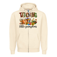 Teaching Little Pumpkins Zipper Hoodie | Teevron