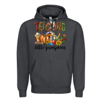 Smoke Teaching Little Pumpkins Zipper Hoodie - texasbilliewilder