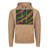 Vintage Coffee mardi gras leopard background Vintage Hoodie - RanaPortraitStore