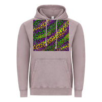 Vintage Zinc mardi gras leopard background Vintage Hoodie - RanaPortraitStore
