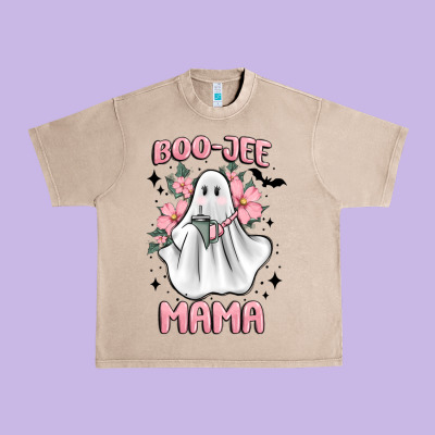 Boo Jee Mama Urban Heavy Tee Designed By Maliassmallbusiness