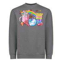 Storm Unicorn Coffee Cup With Star Bbs Heavyweight Sweatshirt - BundleAndBundleShop