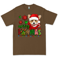 Cacao merry pawmas christmas corgi Premium Tee - Jasminsmagicworld