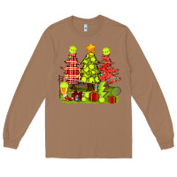 Toasted Coconut Christmas With Tennis Trees Long Sleeve Tee - BundleAndBundleShop