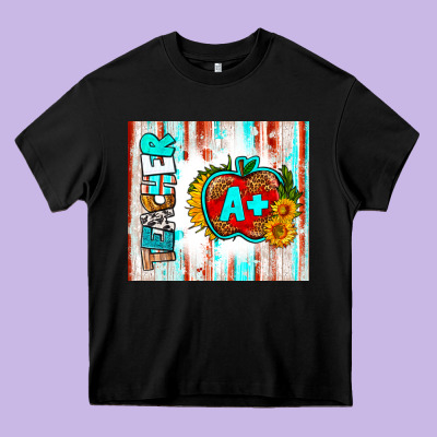 Teacher A+ Tumbler Heavy Core Tee Designed By Bundleandbundleshop