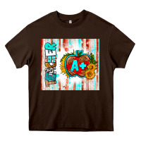 Chocolate Brown teacher a+ tumbler Heavy Core Tee - BundleAndBundleShop