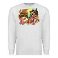 Oatmeal Heather I just smile and say god bless Premium Sweatshirt - HowdyJamesFarm