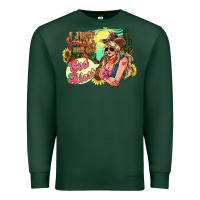 Sports Green I just smile and say god bless Premium Sweatshirt - HowdyJamesFarm