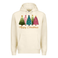 Tofu merry christmas trees Premium Hoodie - CowGirlArtShop