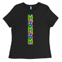 Black Halloween Key Fob Ladies Tee - BundleAndBundleShop
