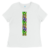 White Halloween Key Fob Ladies Tee - BundleAndBundleShop