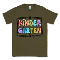 Army Green kinder garten vibes Classic Tee - MaliasSmallBusiness
