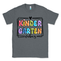 Charcoal Heather kinder garten vibes Classic Tee - MaliasSmallBusiness