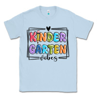 Dusty Blue kinder garten vibes Classic Tee - MaliasSmallBusiness