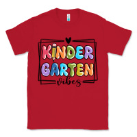 Red kinder garten vibes Classic Tee - MaliasSmallBusiness