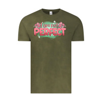 Vintage Olive i am not perfect Vintage Tee - MaliasSmallBusiness