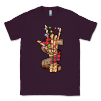 Plum merry christmas skeleton hand Classic Tee - CowhideDigitalArt