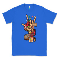 True Royal merry christmas skeleton hand Classic Tee - CowhideDigitalArt